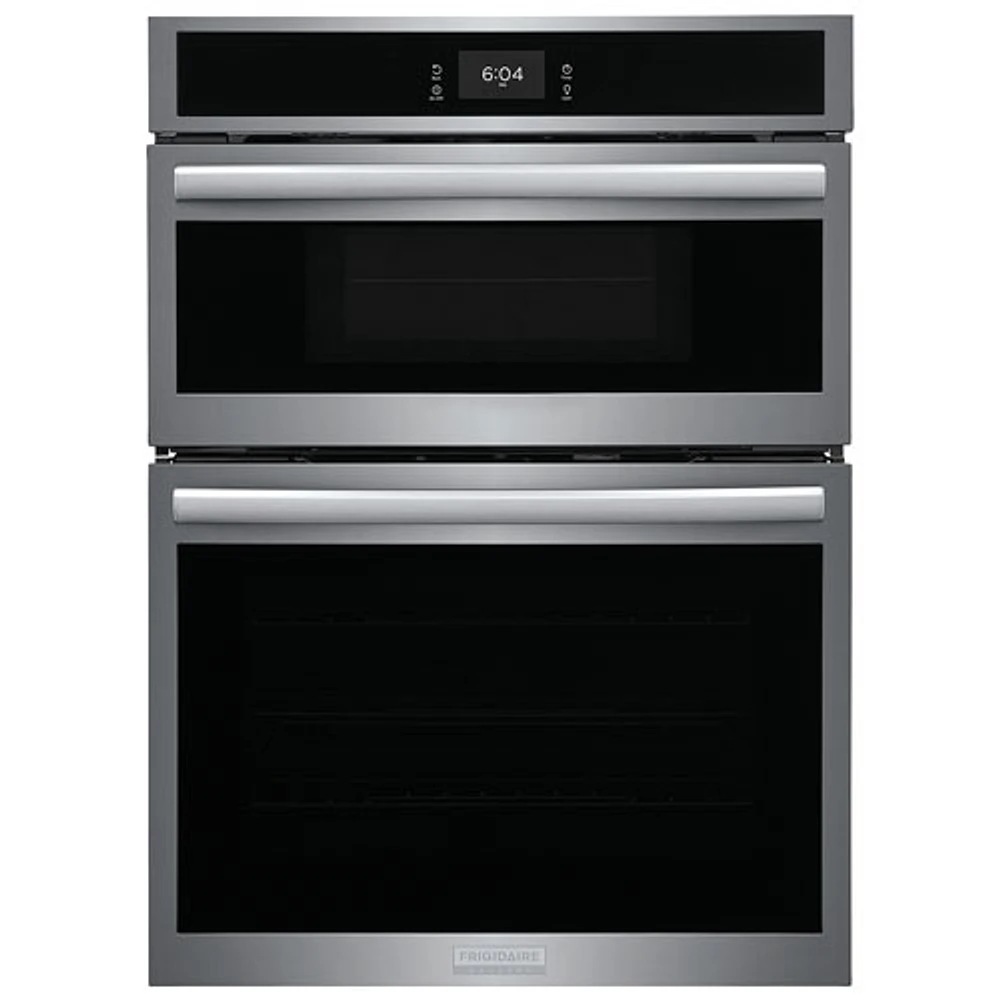 Frigidaire Gallery 30" 5.3 CU. Ft Combination Electric Wall Oven (GCWM3067AF) - Stainless Steel