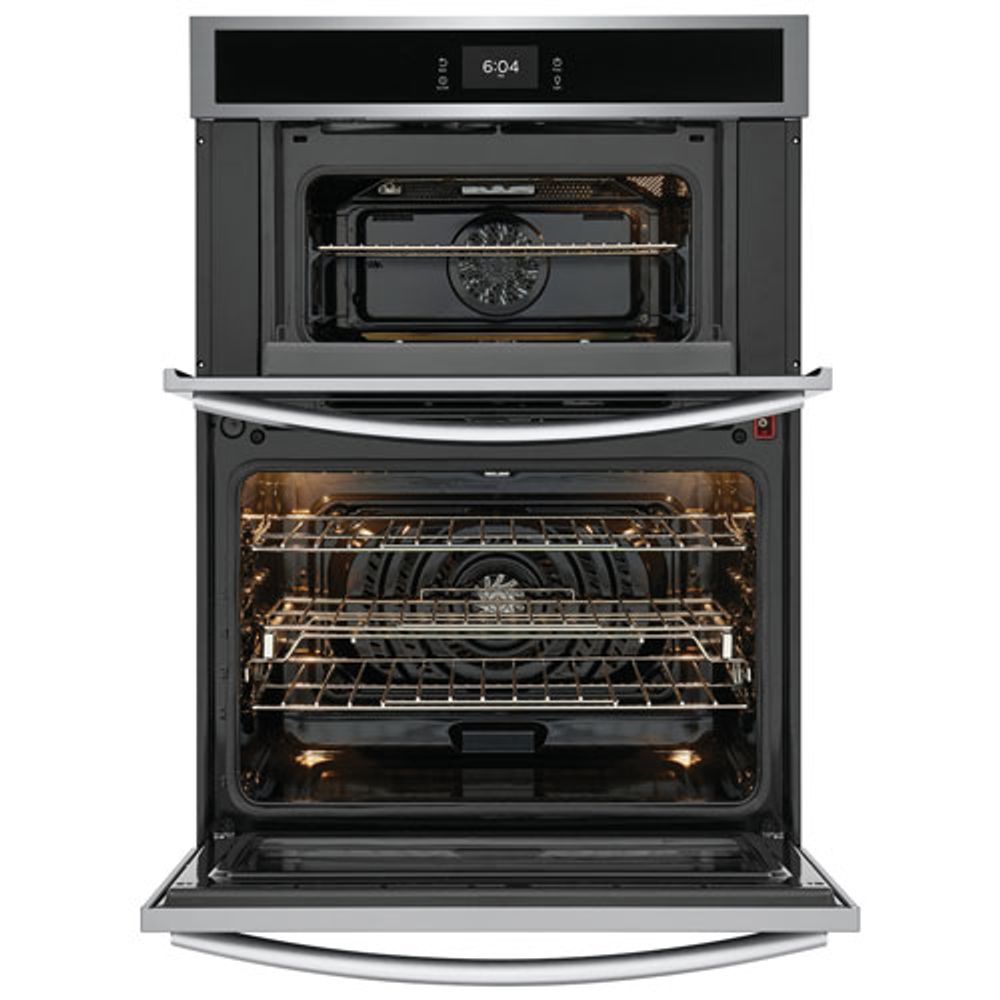 Frigidaire Gallery 30" 5.3 CU. Ft Combination Electric Wall Oven (GCWM3067AF) - Stainless Steel