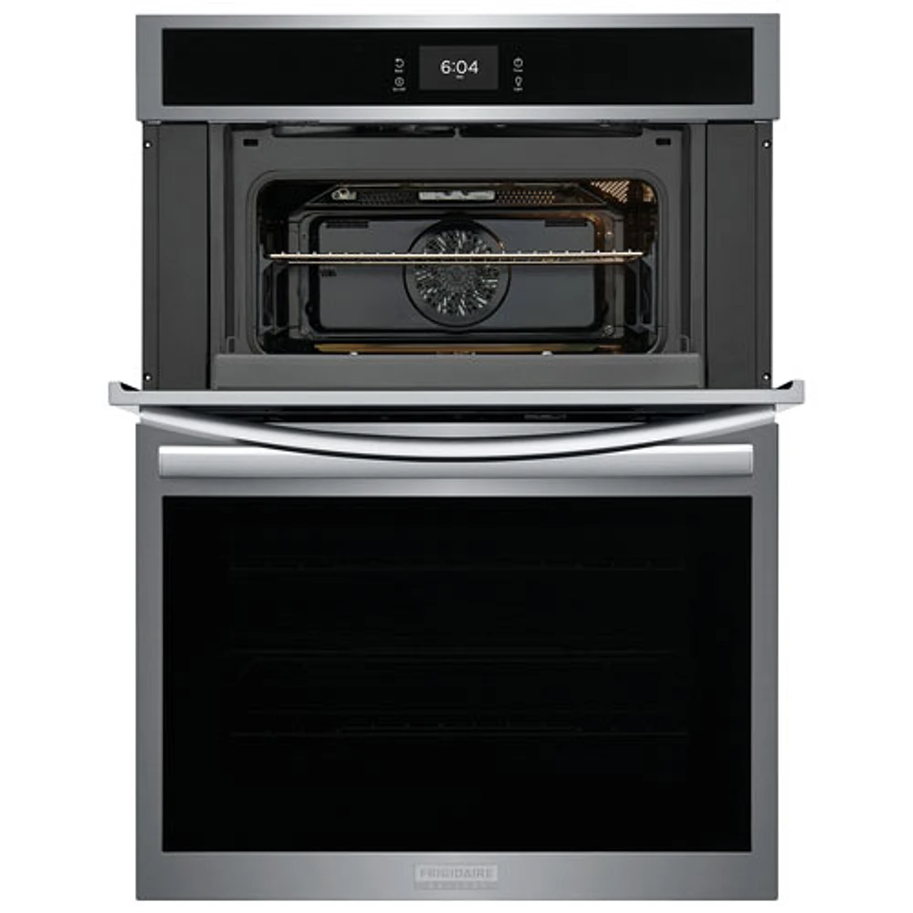 Frigidaire Gallery 30" 5.3 CU. Ft Combination Electric Wall Oven (GCWM3067AF) - Stainless Steel