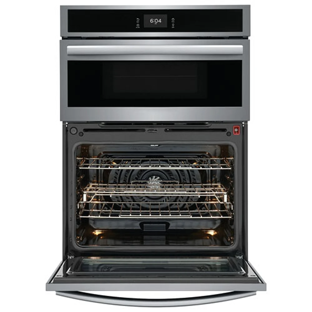 Frigidaire Gallery 30" 5.3 CU. Ft Combination Electric Wall Oven (GCWM3067AF) - Stainless Steel