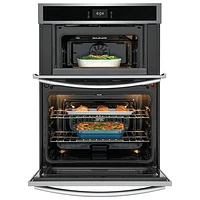 Frigidaire Gallery 30" 5.3 CU. Ft Combination Electric Wall Oven (GCWM3067AF) - Stainless Steel