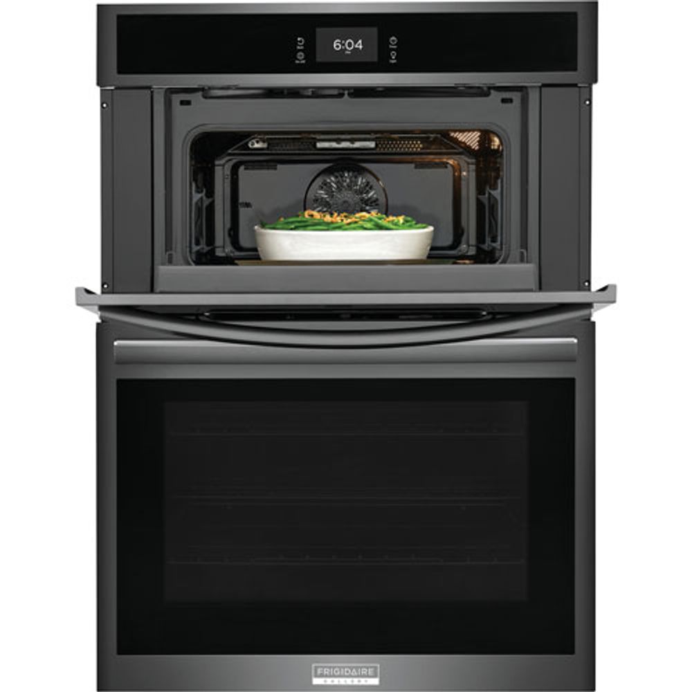 Frigidaire Gallery 30" 5.3 Cu. Ft. True Convection Electric Wall Oven (GCWM3067AD) - Black Stainless