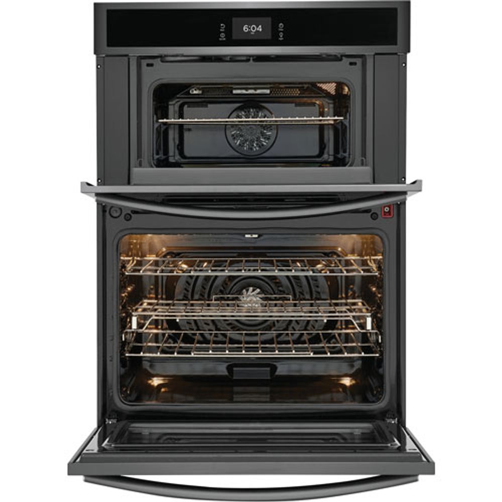 Frigidaire Gallery 30" 5.3 Cu. Ft. True Convection Electric Wall Oven (GCWM3067AD) - Black Stainless