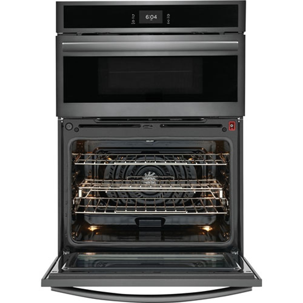 Frigidaire Gallery 30" 5.3 Cu. Ft. True Convection Electric Wall Oven (GCWM3067AD) - Black Stainless