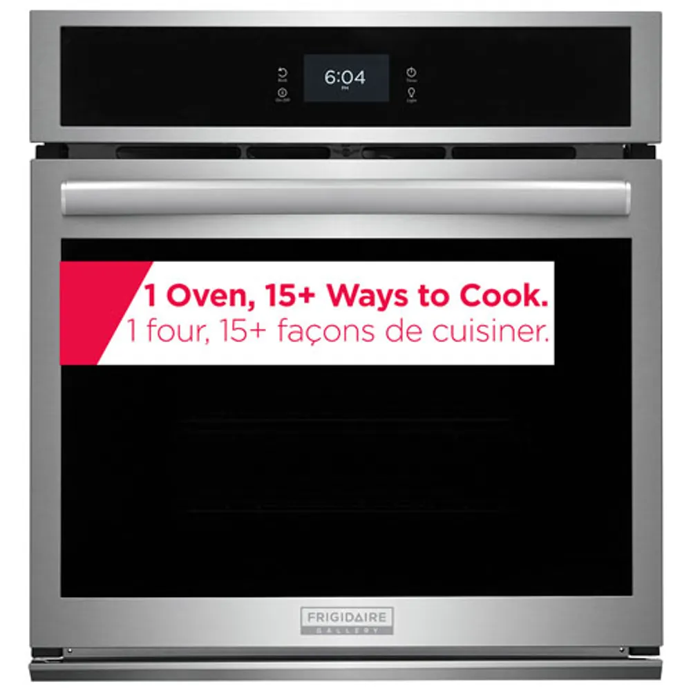 Frigidaire Gallery 27" 3.8 CU. Ft Combination Electric Wall Oven (GCWS2767AF) - Stainless Steel