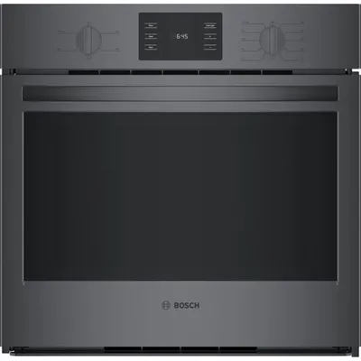 Bosch 30" 4.6 Cu. Ft. Self-Clean Electric Wall Oven (HBL5344UC) - Black Stainless