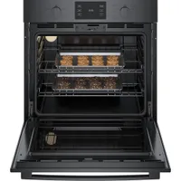 Bosch 30" 4.6 Cu. Ft. Self-Clean Electric Wall Oven (HBL5344UC) - Black Stainless