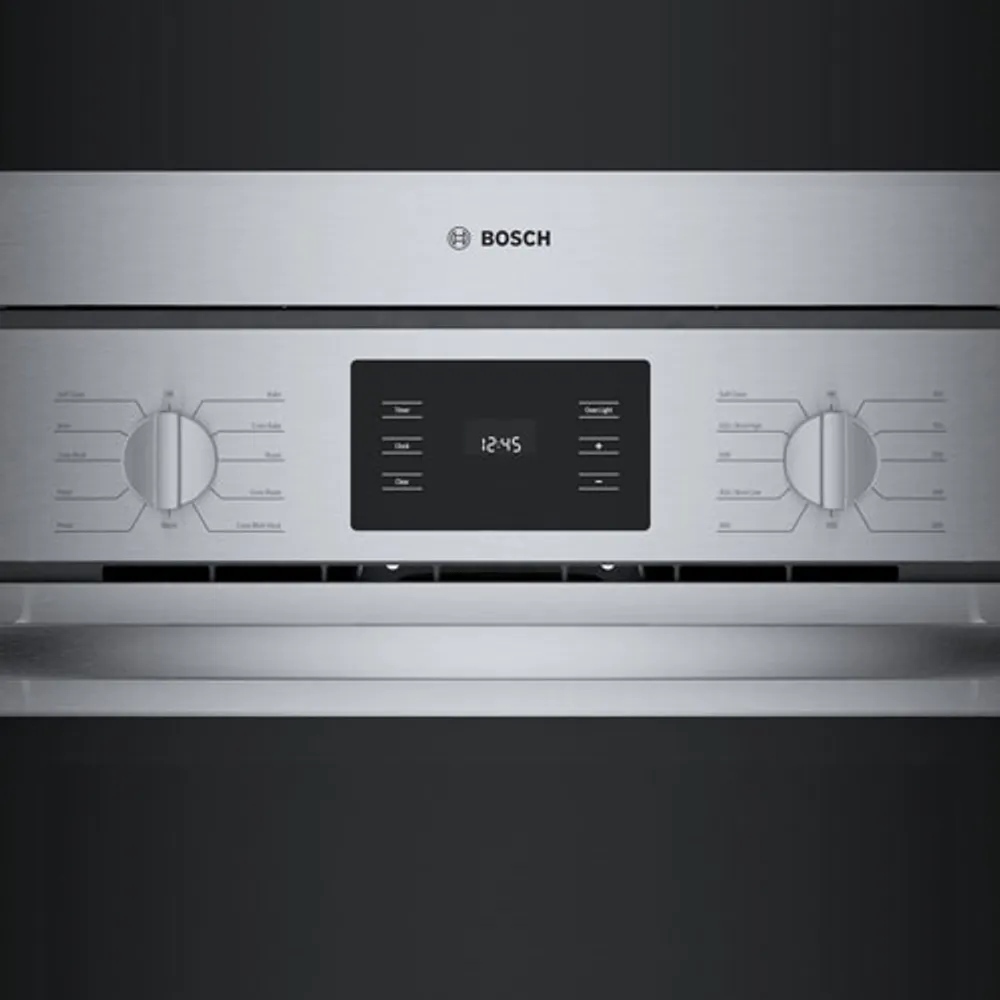 Bosch 30" 4.6 Cu. Ft. Double True Convection Electric Wall Oven (HBL5754UC) - Stainless Steel