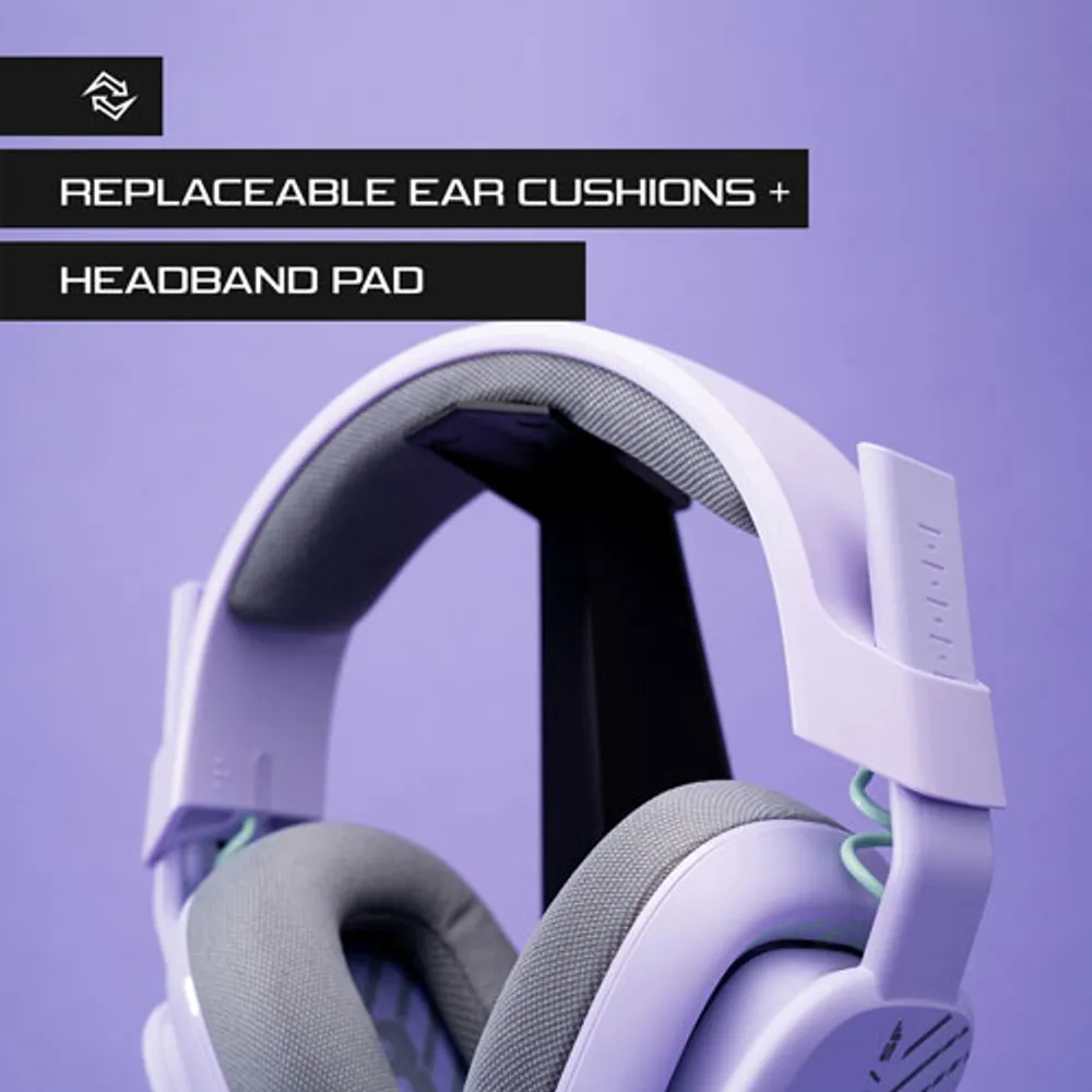 ASTRO Gaming A10 Gen 2 Over-Ear Gaming Headset for PC - Lilac