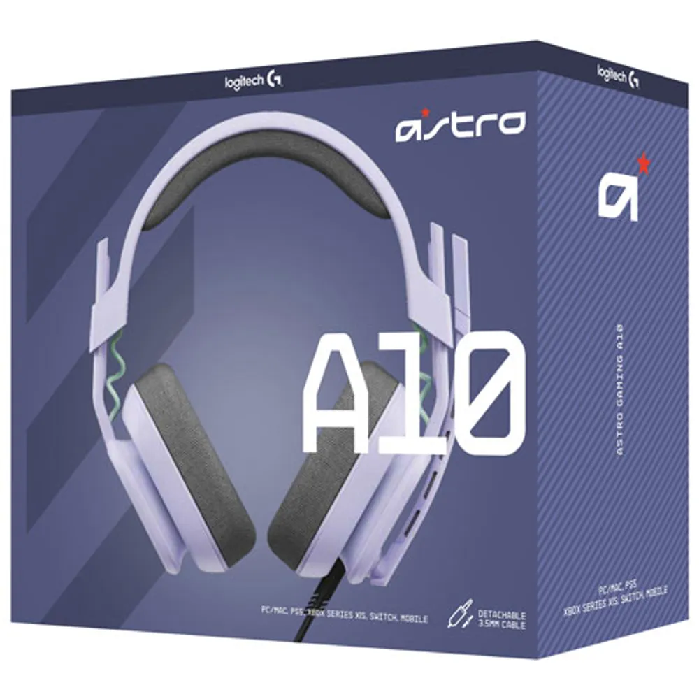 ASTRO Gaming A10 Gen 2 Over-Ear Gaming Headset for PC - Lilac