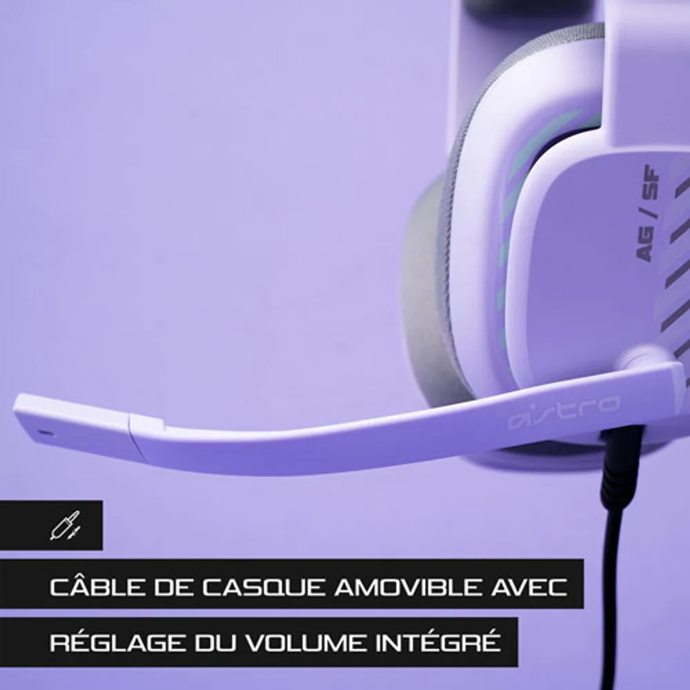 ASTRO Gaming A10 Gen 2 Over-Ear Gaming Headset for PC - Lilac