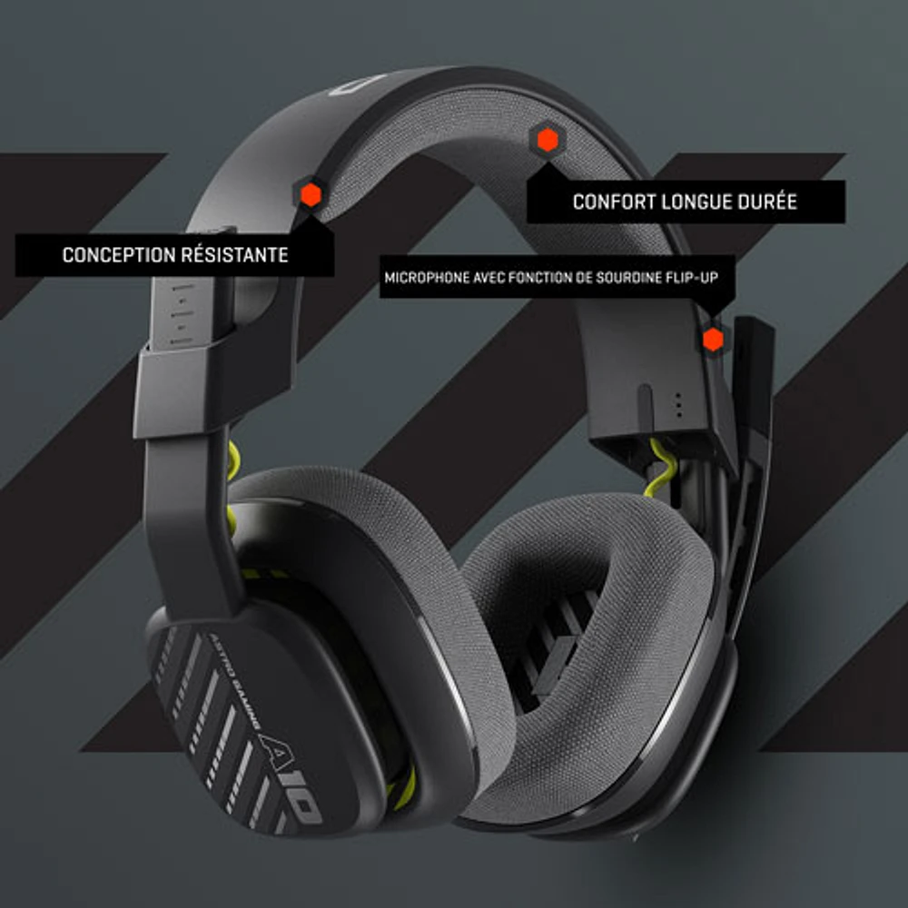 ASTRO Gaming A10 Gen 2 Over-Ear Gaming Headset for PS5/PS4 - Black