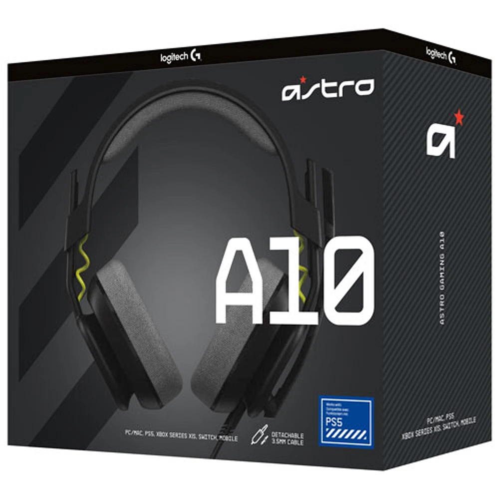 ASTRO Gaming A10 Gen 2 Over-Ear Gaming Headset for PS5/PS4 - Black