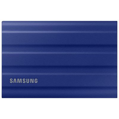 Samsung T7 Shield 1TB USB 3.2 External Solid State Drive (MU-PE1T0R/AM) - Blue