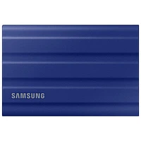 Disque SSD externe USB 3.2 de 1 To T7 Shield de Samsung (MU-PE1T0R/AM) - Bleu