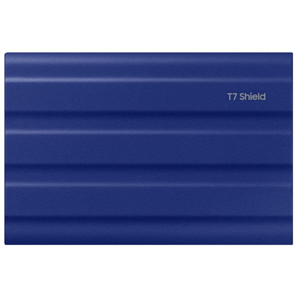 Samsung T7 Shield 1TB USB 3.2 External Solid State Drive (MU-PE1T0R/AM) - Blue