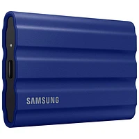 Disque SSD externe USB 3.2 de 1 To T7 Shield de Samsung (MU-PE1T0R/AM) - Bleu