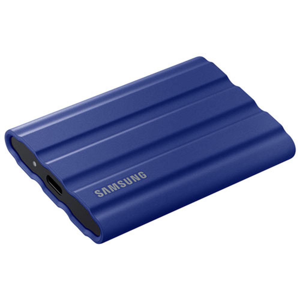 Samsung T7 Shield 1TB USB 3.2 External Solid State Drive (MU-PE1T0R/AM) - Blue