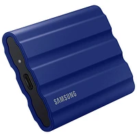 Disque SSD externe USB 3.2 de 1 To T7 Shield de Samsung (MU-PE1T0R/AM) - Bleu