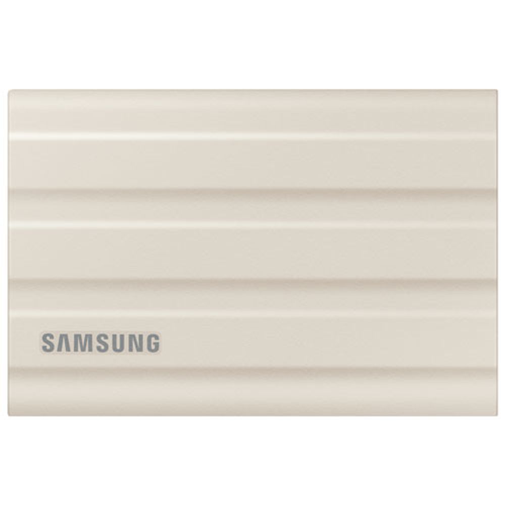 Samsung T7 Shield 1TB USB 3.2 External Solid State Drive (MU-PE1T0K/AM) - Beige