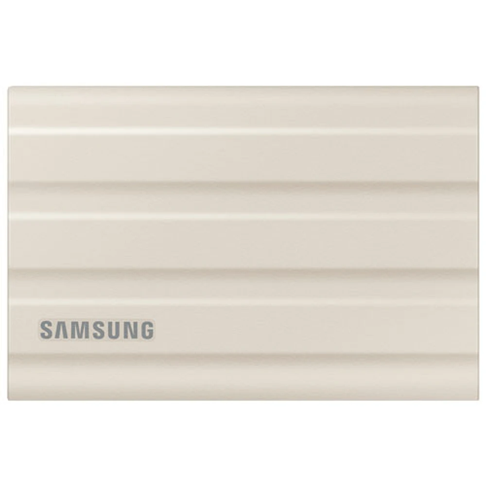 Samsung T7 Shield 1TB USB 3.2 External Solid State Drive (MU-PE1T0K/AM) - Beige