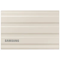 Disque SSD externe USB 3.2 de 1 To T7 Shield de Samsung (MU-PE1T0K/AM) - Beige