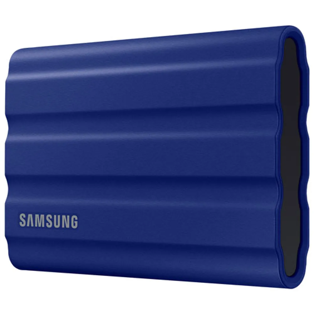 Samsung T7 Shield 2TB USB 3.2 External Solid State Drive (MU-PE2T0R/AM) - Blue