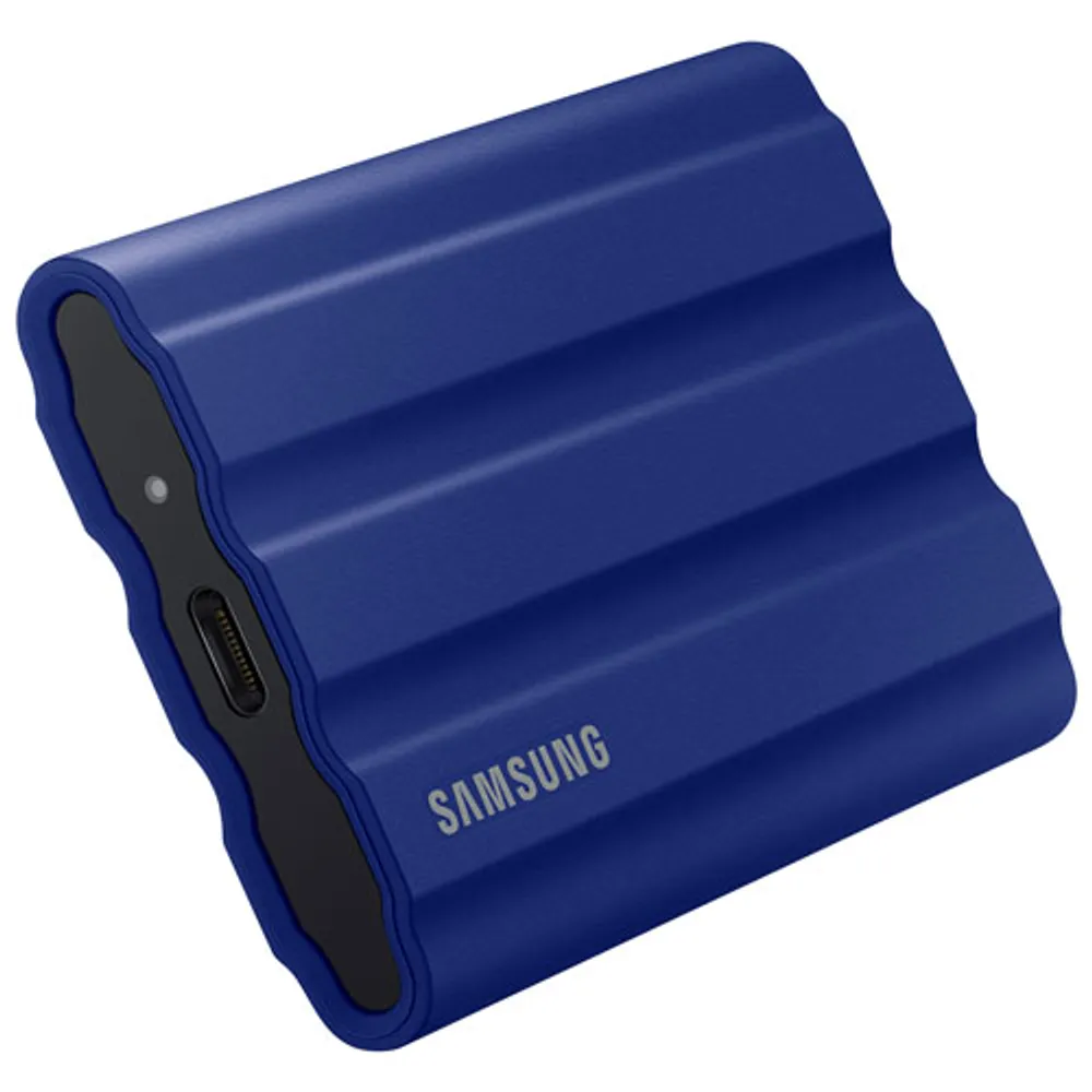 Samsung T7 Shield 2TB USB 3.2 External Solid State Drive (MU-PE2T0R/AM) - Blue