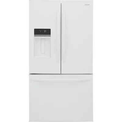 Frigidaire 36" 27.8 Cu. Ft. French Door Refrigerator with Water & Ice Dispenser (FRFS2823AW) - White