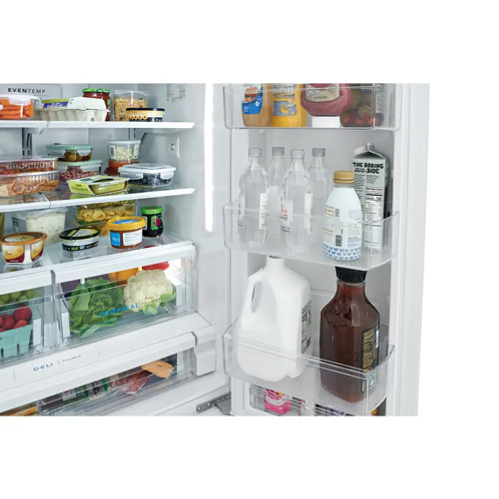 Frigidaire 36" 27.8 Cu. Ft. French Door Refrigerator with Water & Ice Dispenser (FRFS2823AW) - White