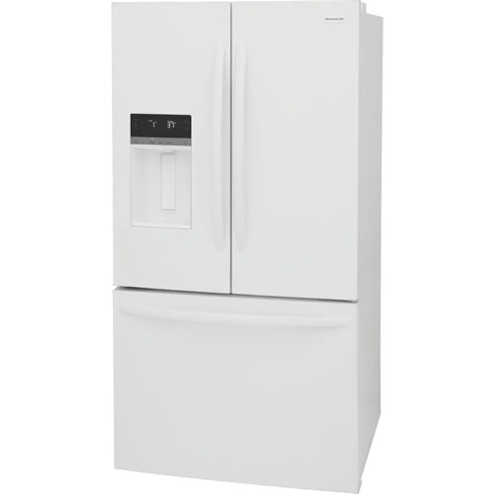 Frigidaire 36" 27.8 Cu. Ft. French Door Refrigerator with Water & Ice Dispenser (FRFS2823AW) - White