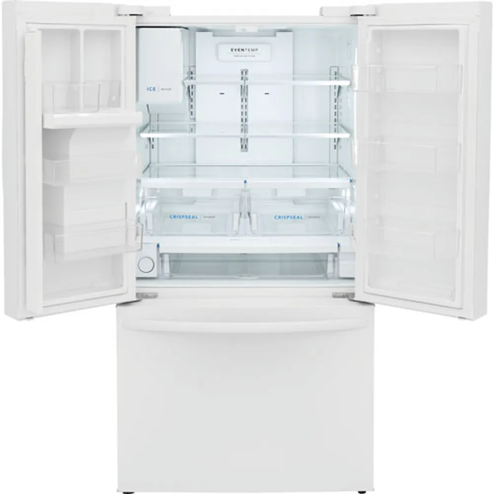 Frigidaire 36" 27.8 Cu. Ft. French Door Refrigerator with Water & Ice Dispenser (FRFS2823AW) - White