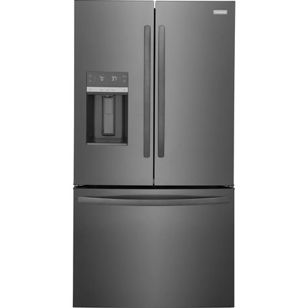 Frigidaire 36" 27.8 Cu. Ft. French Door Refrigerator with Dispenser (FRFS2823AD) - Black Stainless