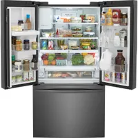 Frigidaire 36" 27.8 Cu. Ft. French Door Refrigerator with Dispenser (FRFS2823AD) - Black Stainless