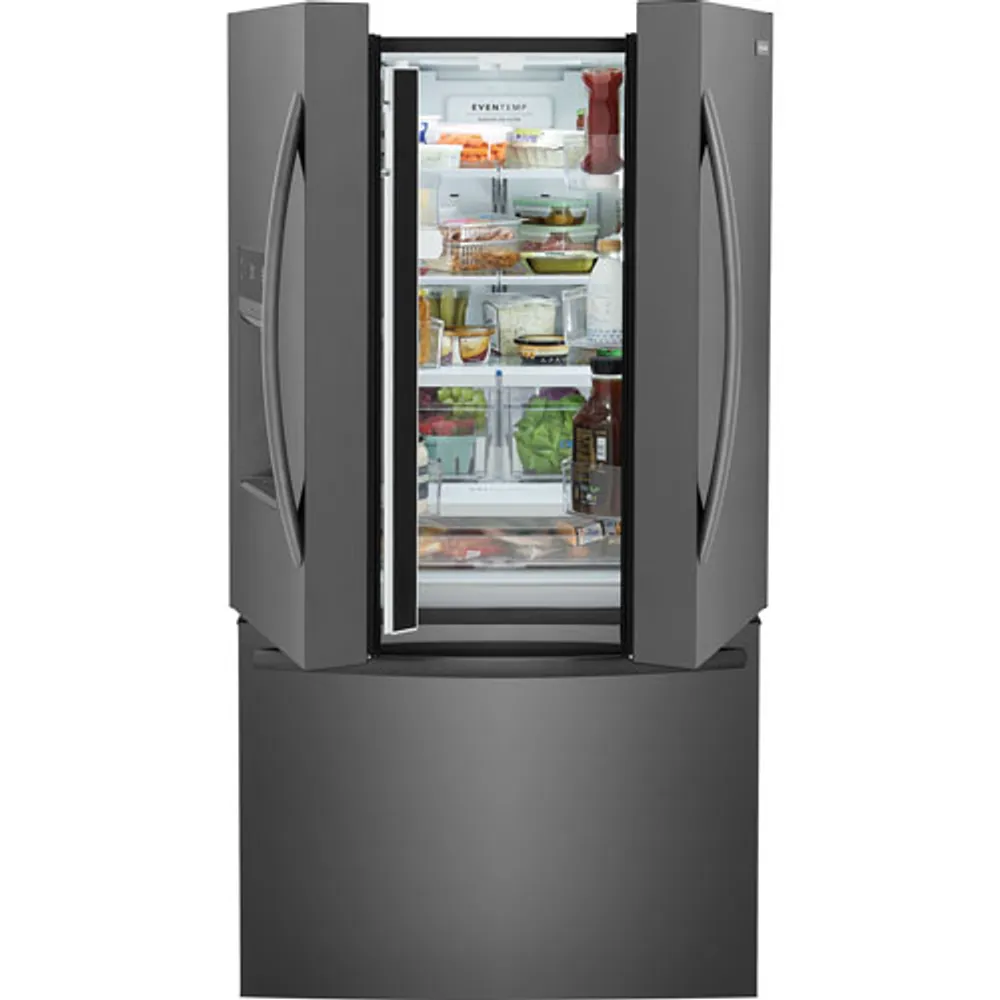 Frigidaire 36" 27.8 Cu. Ft. French Door Refrigerator with Dispenser (FRFS2823AD) - Black Stainless