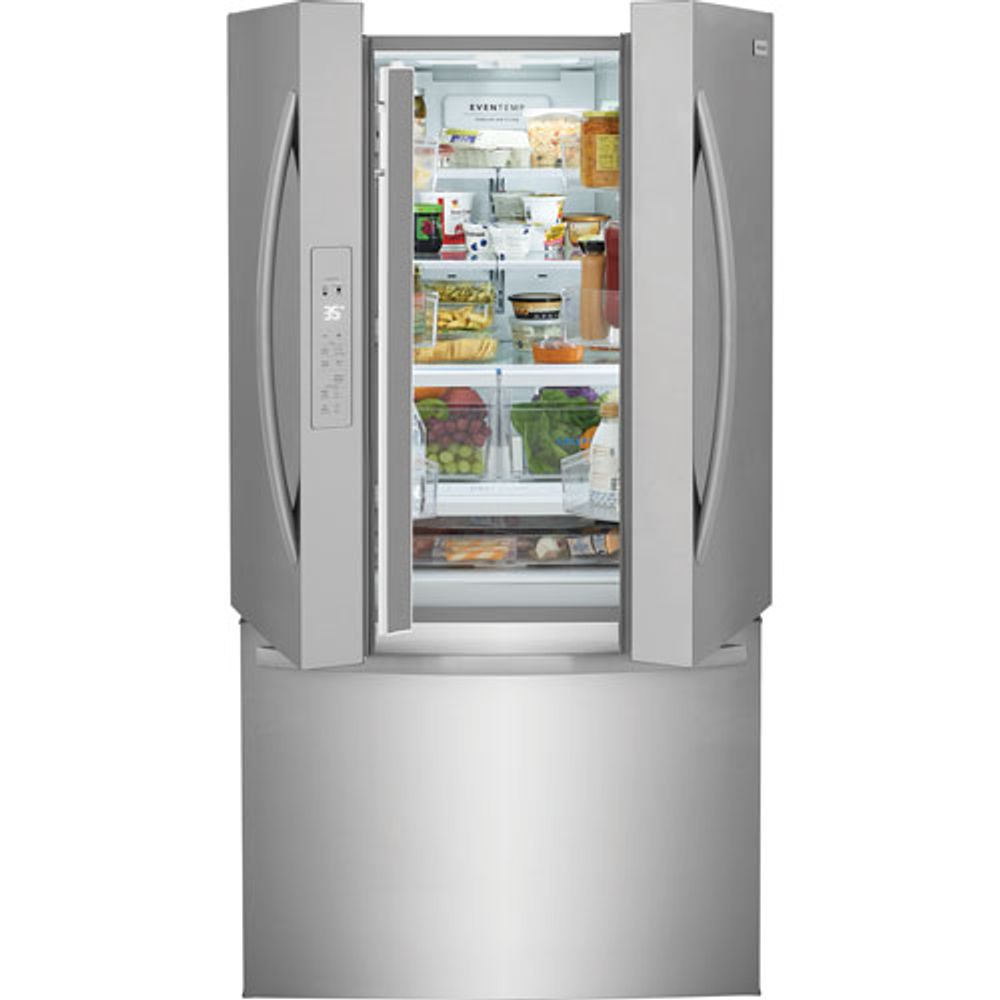 Frigidaire 36" 28.8 Cu. Ft. French Door Refrigerator with Ice Dispenser (FRFN2823AS) - Stainless Steel