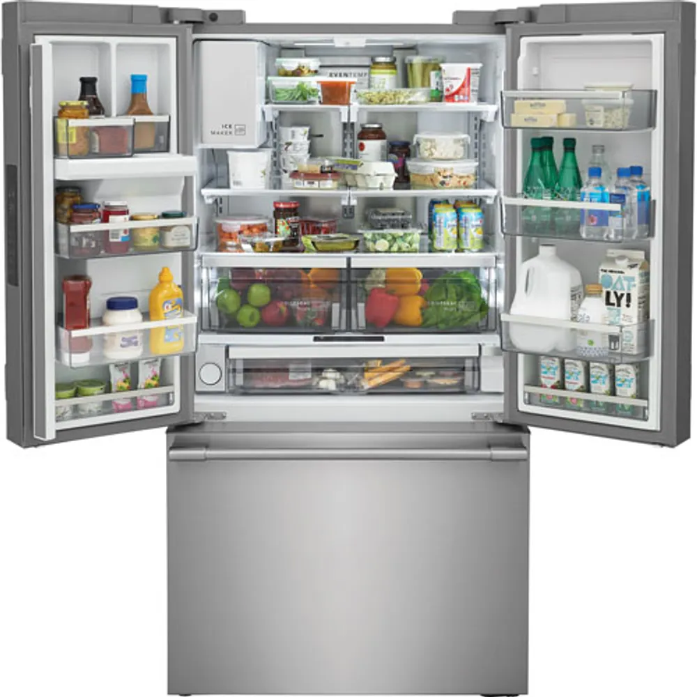 Frigidaire Pro 36" 22.6 Cu. Ft. French Door Refrigerator with Dispenser (PRFC2383AF) - Stainless Steel