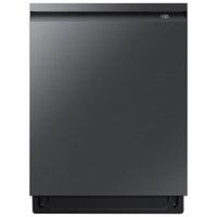 Samsung 24" 44dB Built-In Dishwasher with Third Rack (DW80B6060UG/AC) - Black Stainless