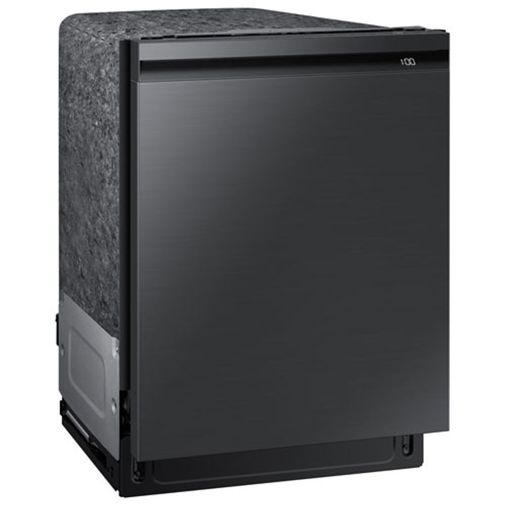 Samsung 24" 44dB Built-In Dishwasher with Third Rack (DW80B6060UG/AC) - Black Stainless