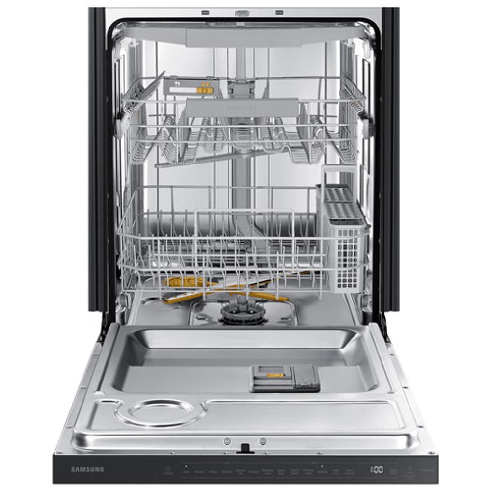 Samsung 24" 44dB Built-In Dishwasher with Third Rack (DW80B6060UG/AC) - Black Stainless