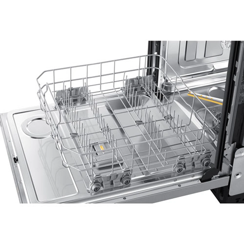 Lave-vaisselle encastrable de 24 po de 42 dB avec troisième panier de Samsung (DW80B7070US/AC) - Acier inoxydable