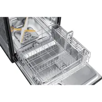 Samsung 24" 42dB Built-In Dishwasher with Third Rack (DW80B7070UG/AC) - Black Stainless