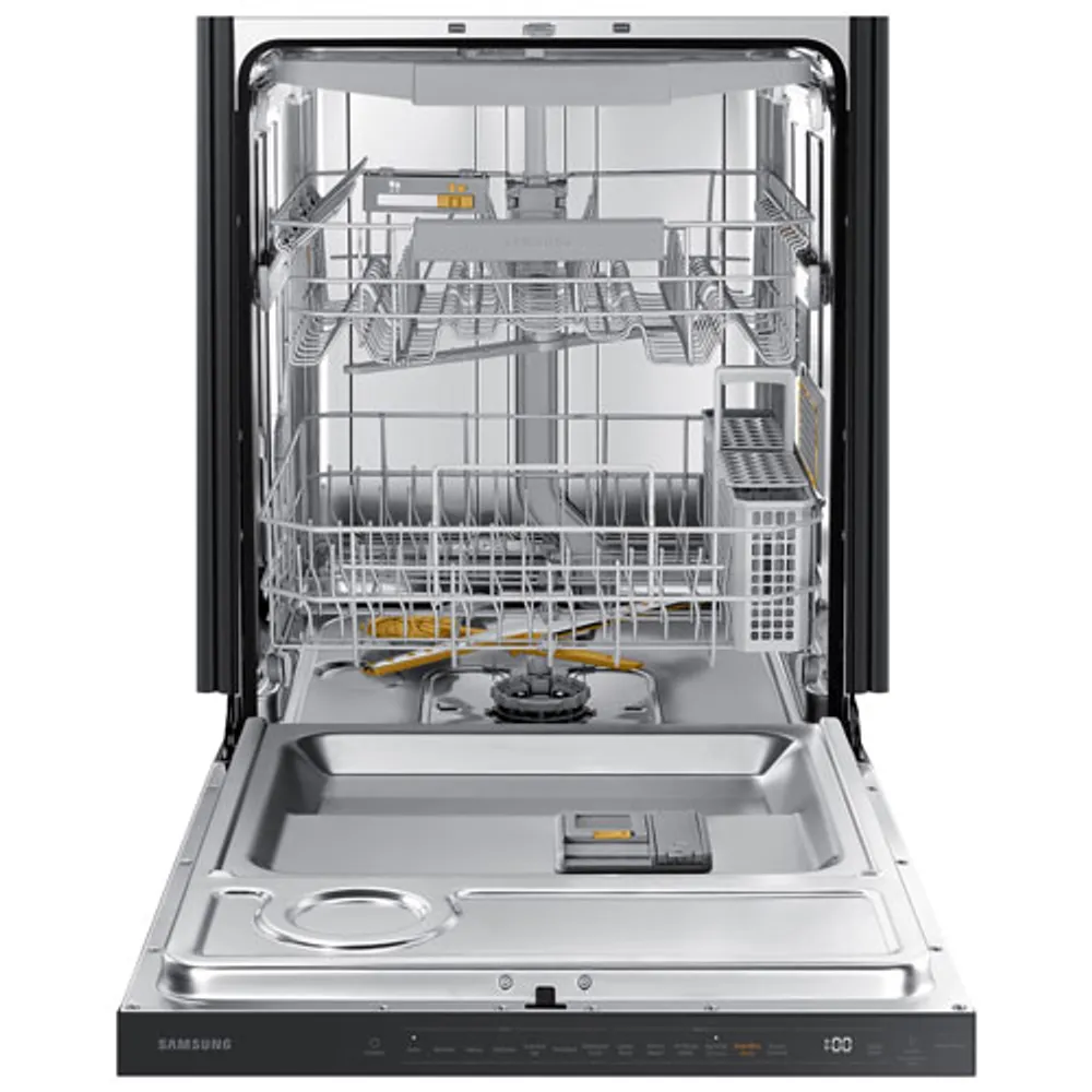 Samsung 24" 42dB Built-In Dishwasher with Third Rack (DW80B7070UG/AC) - Black Stainless