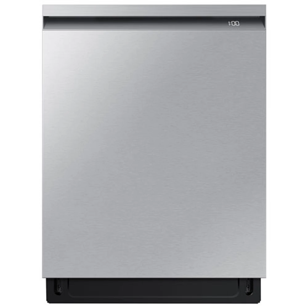 Lave-vaisselle encastrable 24 po 44 dB avec troisième panier de Samsung (DW80B6060US/AC) - Inox