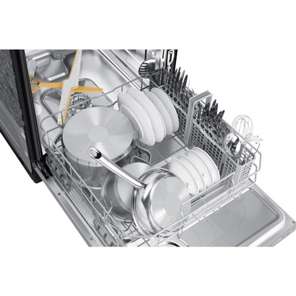 Samsung 24" 44dB Built-In Dishwasher with Third Rack (DW80B6060US/AC) - Stainless Steel