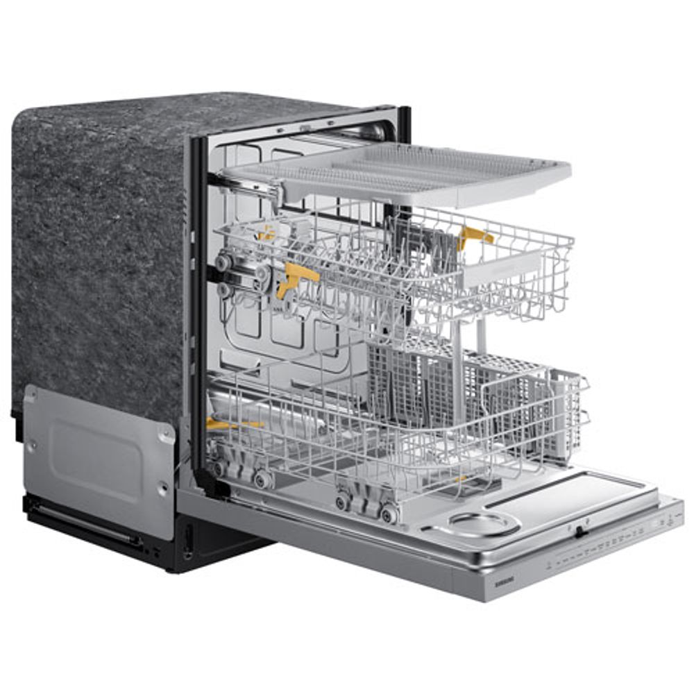 Samsung 24" 44dB Built-In Dishwasher with Third Rack (DW80B6060US/AC) - Stainless Steel