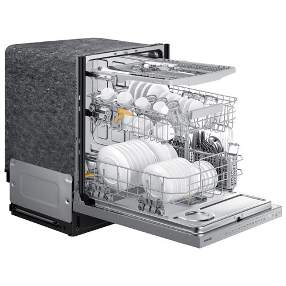 Samsung 24" 44dB Built-In Dishwasher with Third Rack (DW80B6060US/AC) - Stainless Steel