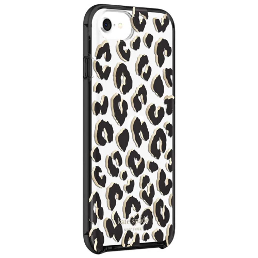 Kate Spade - New York Protective Hardshell MagSafe Case for Apple iPhone 14 Pro - City Leopard Black