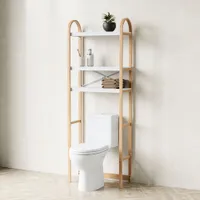 Umbra Bellwood 3-Shelf Over The Toilet Shelf - Wht/Natural