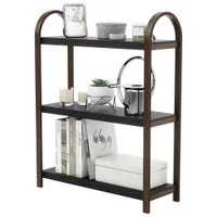 Umbra Bellwood 35.4" 3-Shelf Freestanding Shelf - Black/Natural